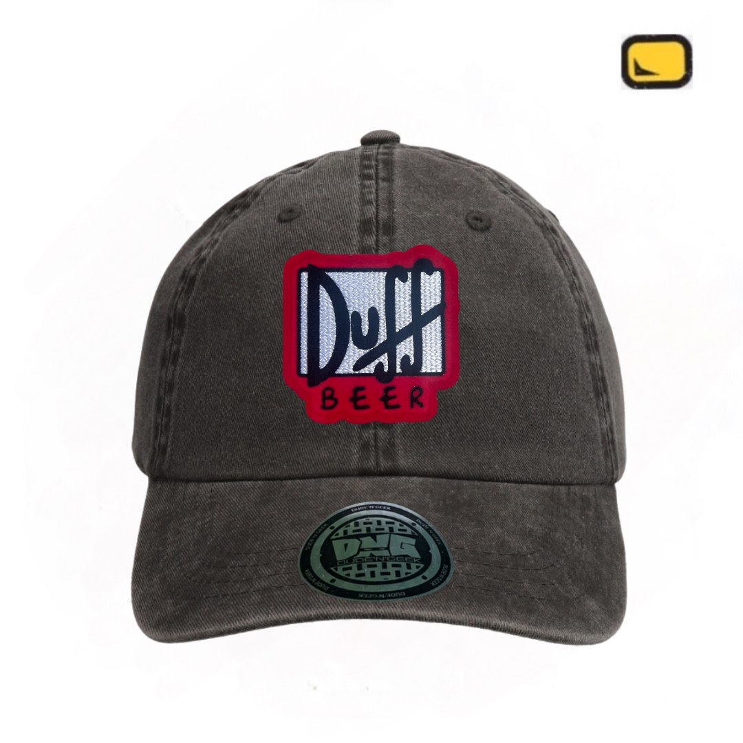 Gorra The Simpsons “Duff Beer” Gris Vintage