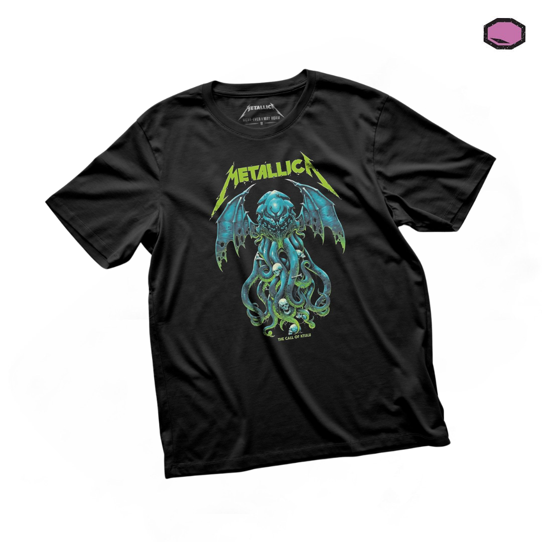Playera Metallica “The Call of Ktulu” Negra