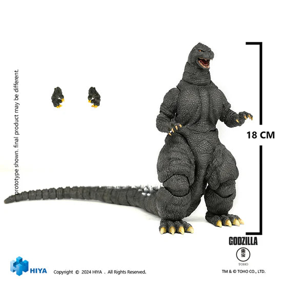 Figura Hiya Toys Godzilla vs King Ghidorah Godzilla Hokkaido Versión 1991 Escala 1/10