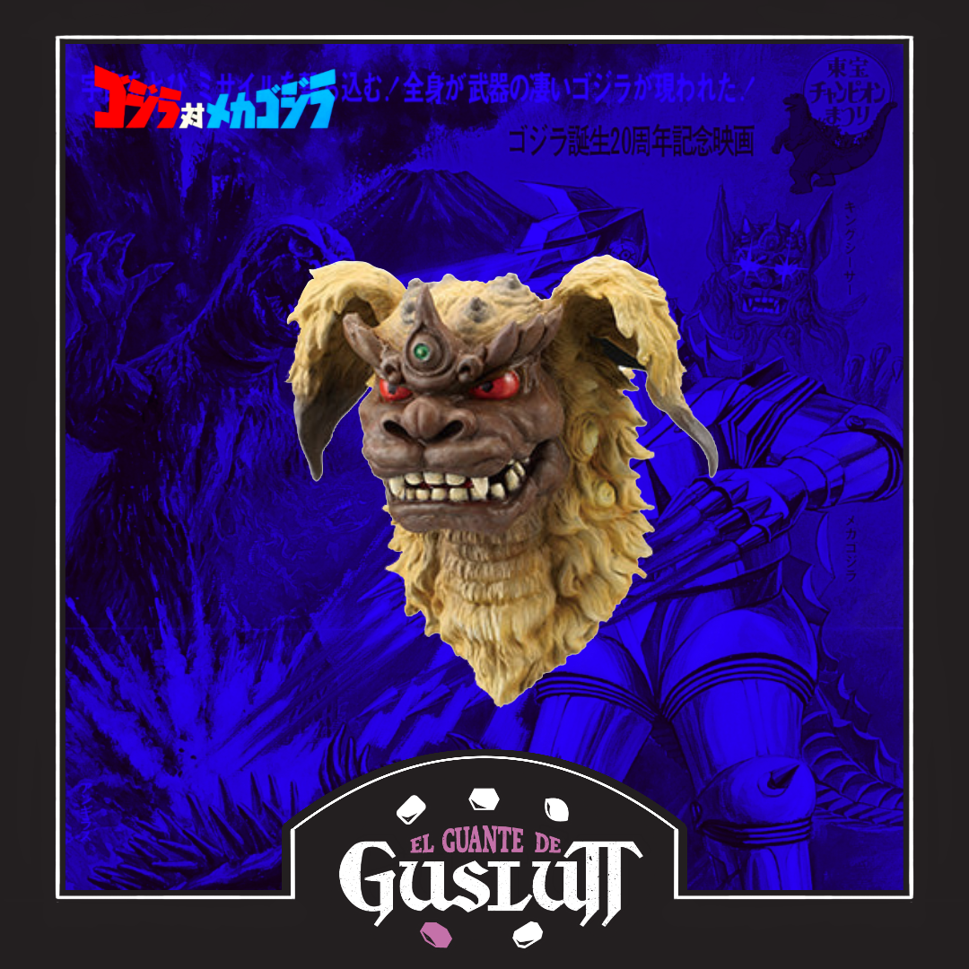 Head Magnet Godzilla (King Caesar 1974) Ichiban Kuji G Prize — Edición Japonesa 70 Aniversario