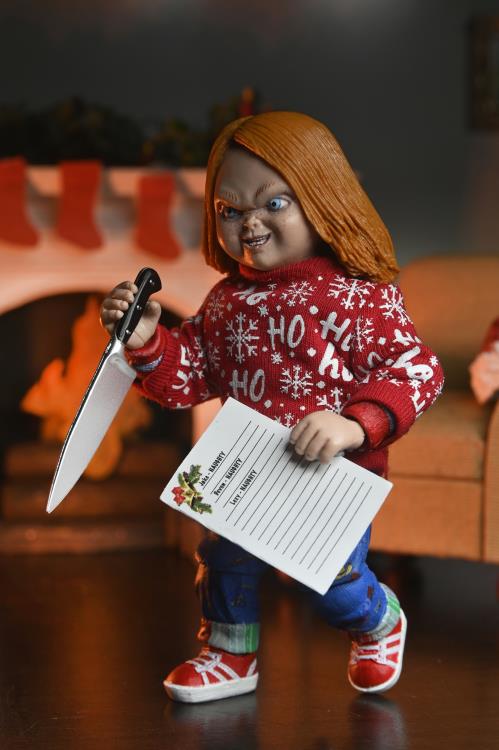 Figura NECA Chucky (Holiday Edition) Versión Ultimate