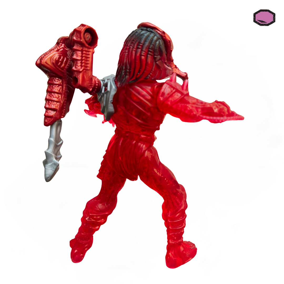Figura Loose Retro Kenner Lava Planet Predator con acción de ataque