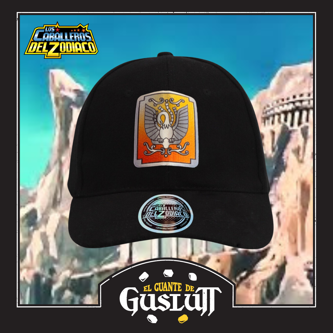 Gorra Los Caballeros del Zodiaco Caja de Pandora Ikki de Fénix Negra