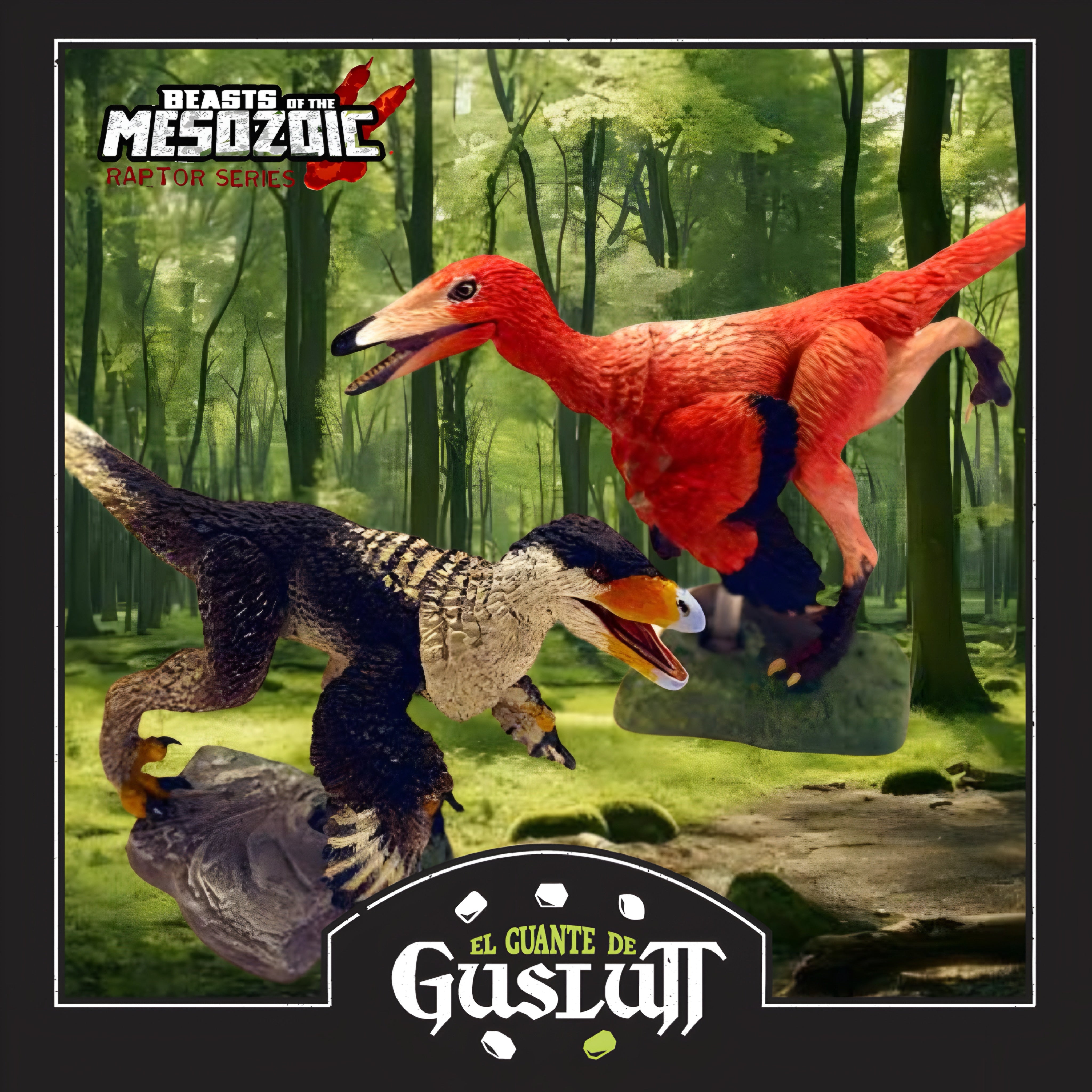 Set de Figuras Beasts of the Mesozoic Western Buitreraptor Gonzalezorum & Stenonychosaurus Inequalis Escala 1/6