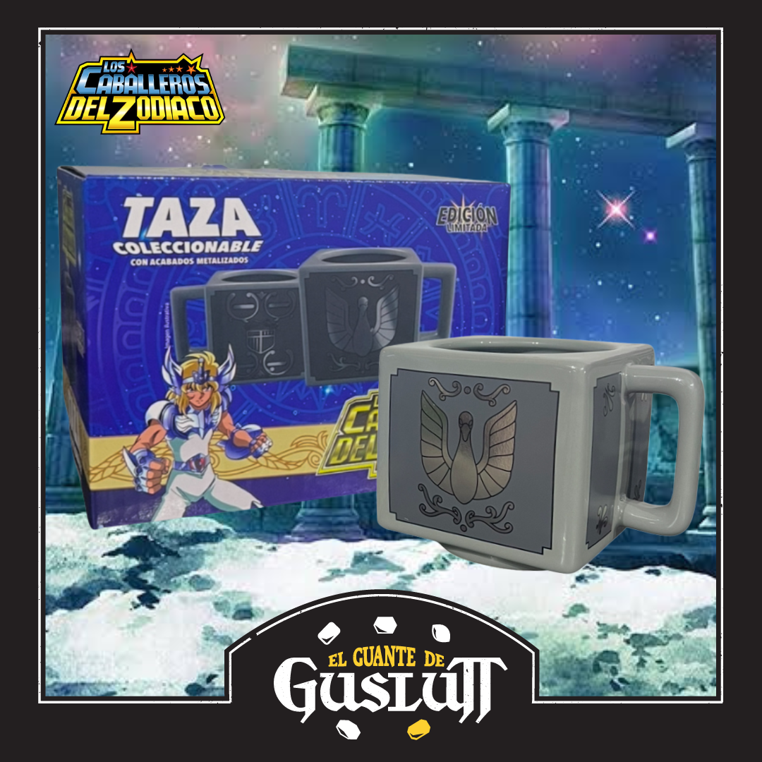 Taza Los Caballeros del Zodiaco Edición Especial Caja de Pandora Hyōga de Cisne