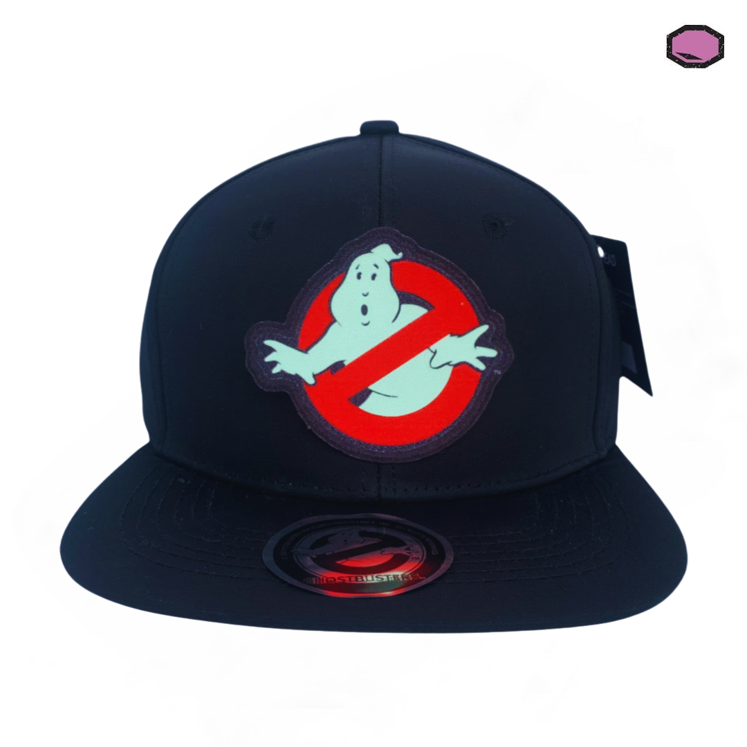 Gorra Los Cazafantasmas Logo Clásico con efecto de brillo en la oscuridad Snapback Negra