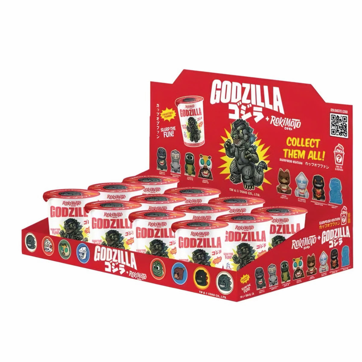 Figura de Vinilo Godzilla Series 1 Rokimoto Cup Collection (Figura al Azar)