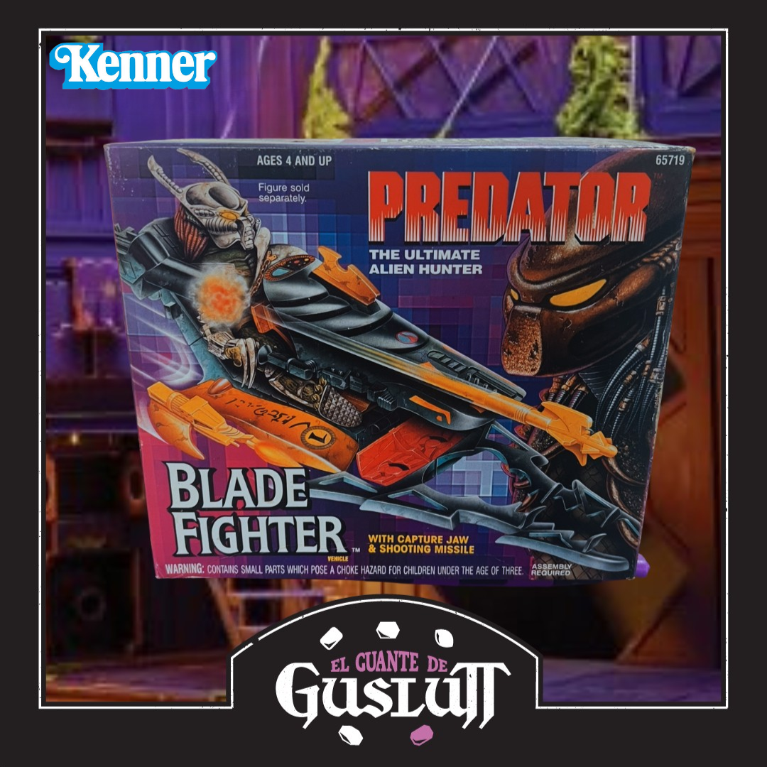 Figura Vehículo Retro Kenner Depredador Caza con Pinza de Captura y Misiles