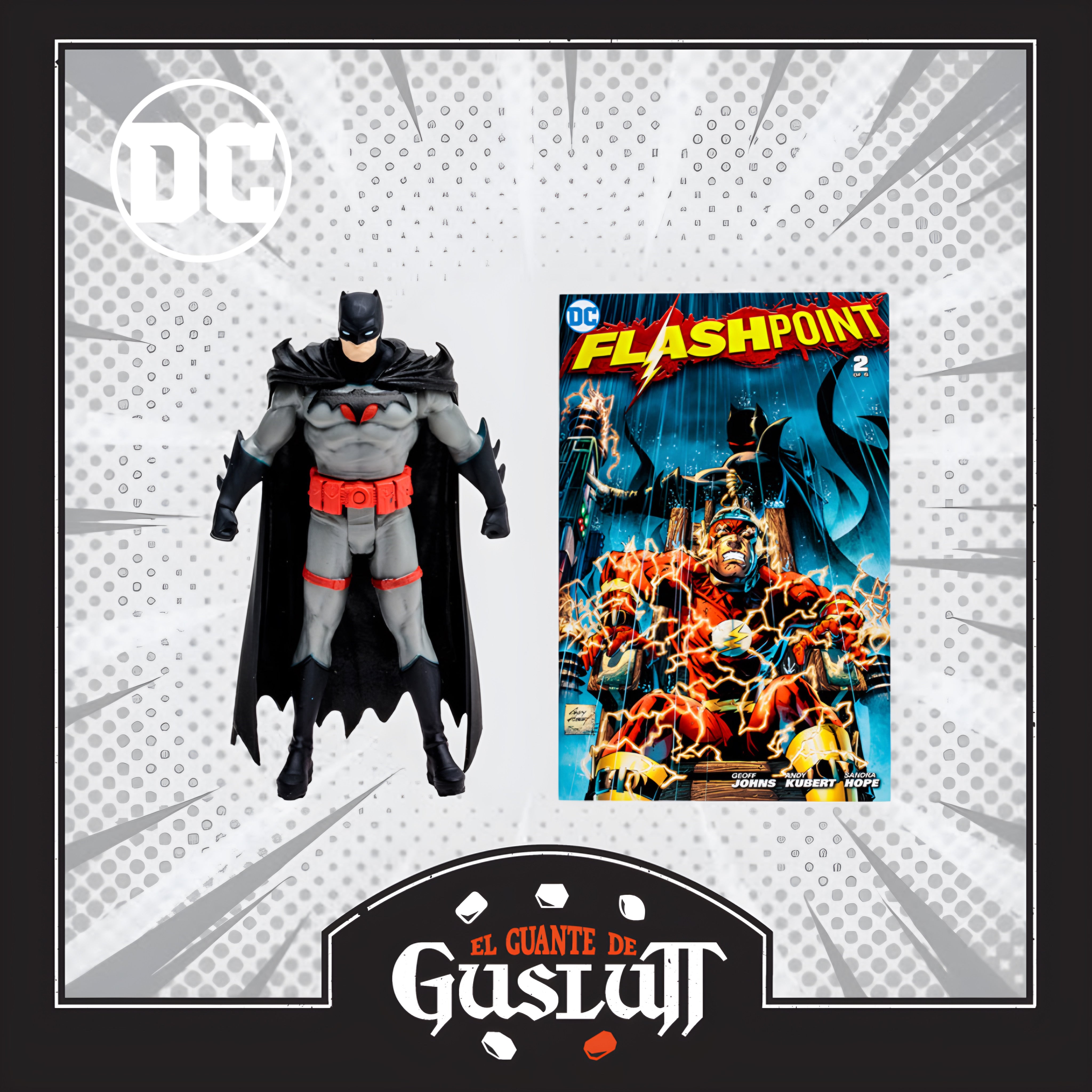 Mcfarlane Toys DC Multiverse Page Punchers Batman Flashpoint