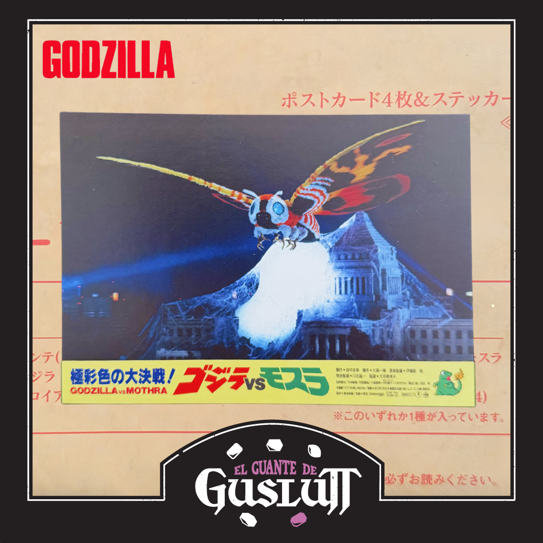 Postcard Oficial Godzilla (Mothra 1992) Ichiban Kuji Edición Japonesa