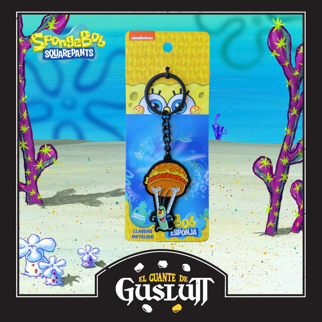 Llavero Nickelodeon Plankton Metálico Edición Limitada
