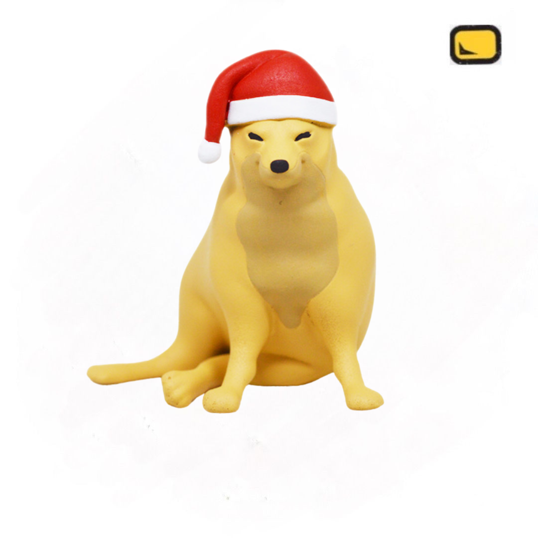 Figura Cheems Santa Claus