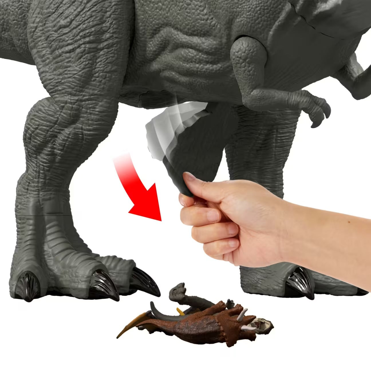 Figura Súper Colosal Jurassic World Rebirth Tyrannosaurus Rex