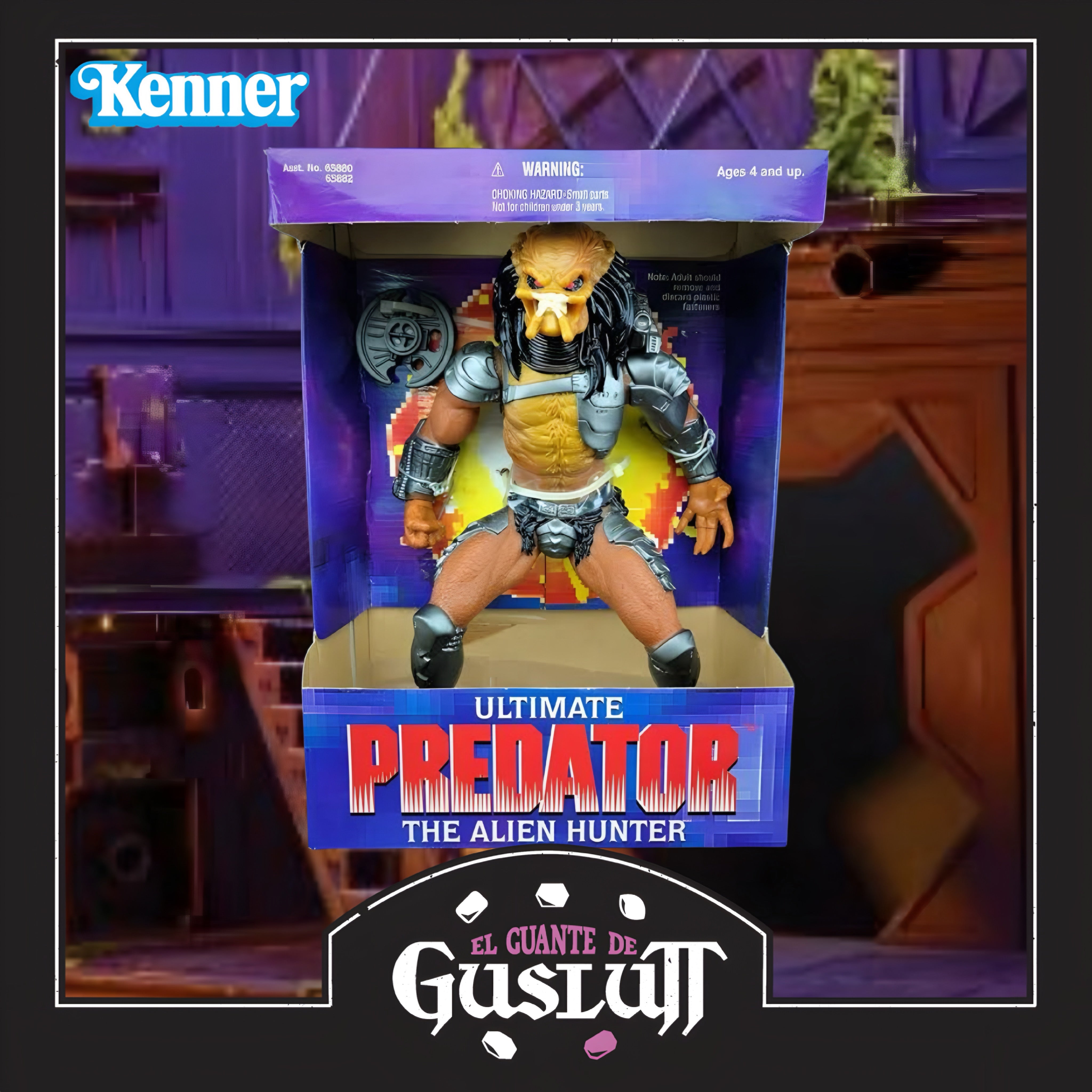 Figura Retro Kenner Predator Versión Ultimate de 10 Pulgadas