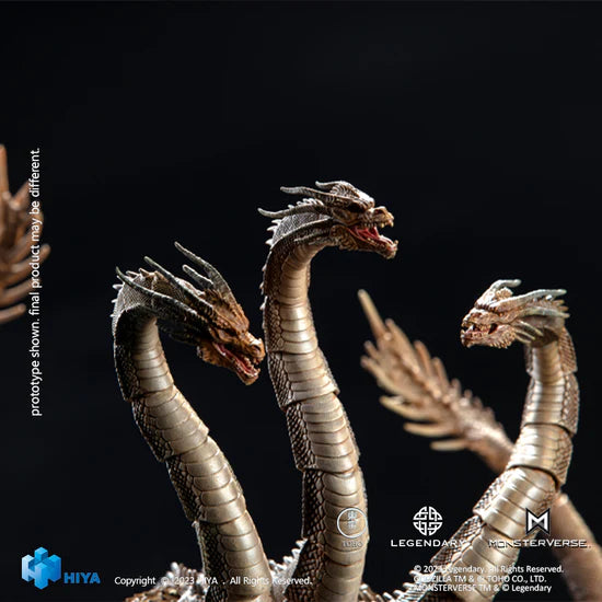 Figura Hiya Toys Godzilla King of the Monsters King Ghidorah Versión 2019 Escala 1/10