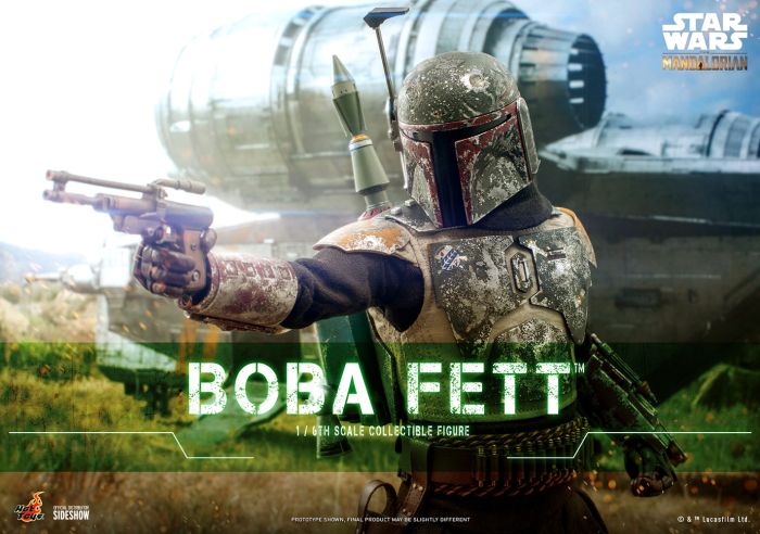 Figura Hot Toys Star Wars The Mandalorian Boba Fett Escala 1/6