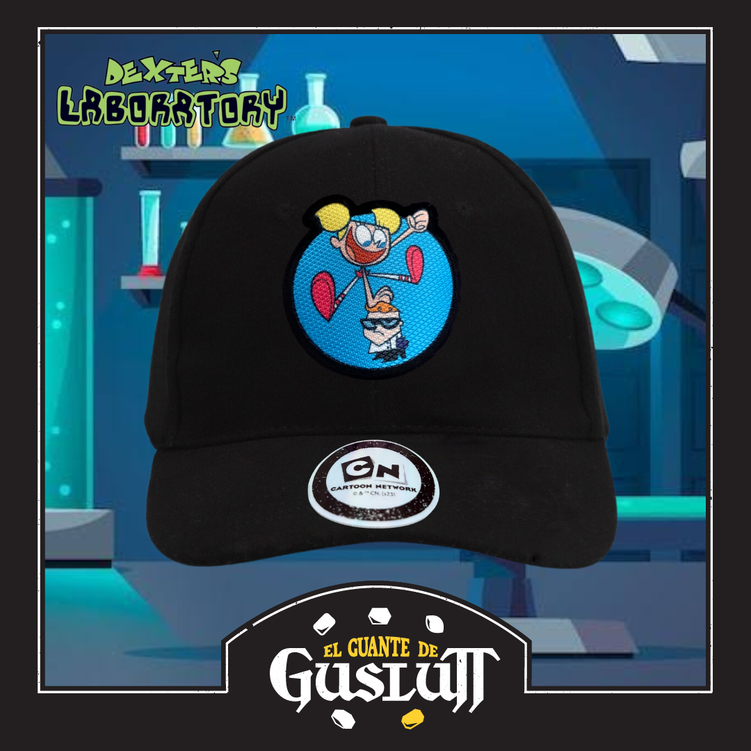 Gorra Cartoon Network Dexter’s Laboratory “Dexter & Dee-Dee” Negra