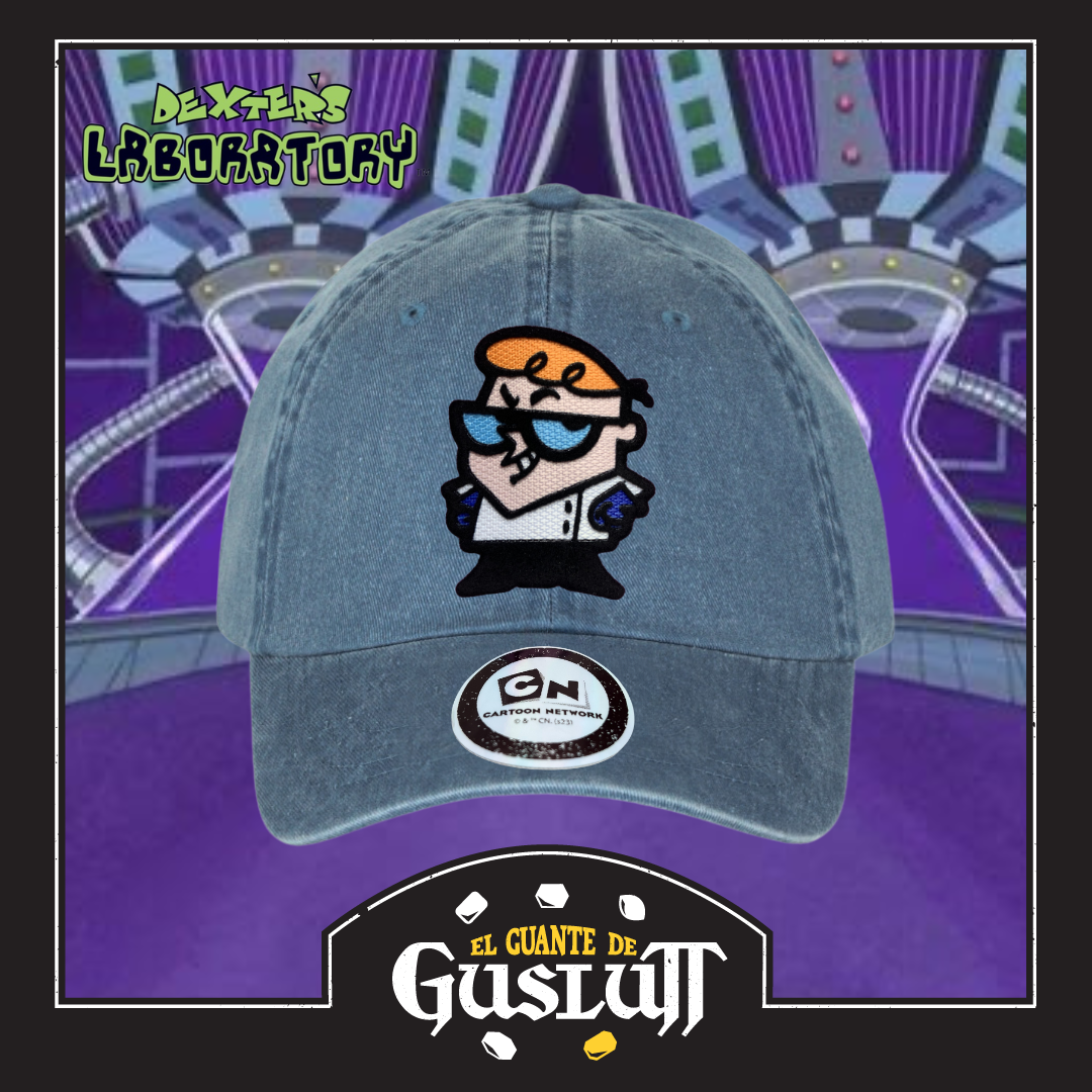 Gorra Cartoon Network Dexter’s Laboratory “Dexter” Azul Vintage