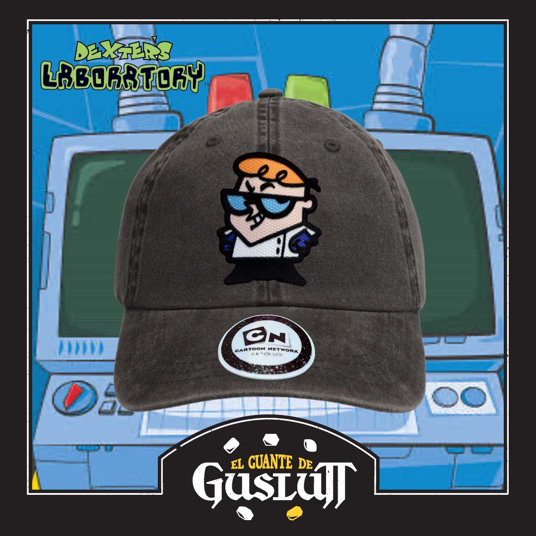 Gorra Cartoon Network Dexter’s Laboratory “Dexter” Gris Vintage