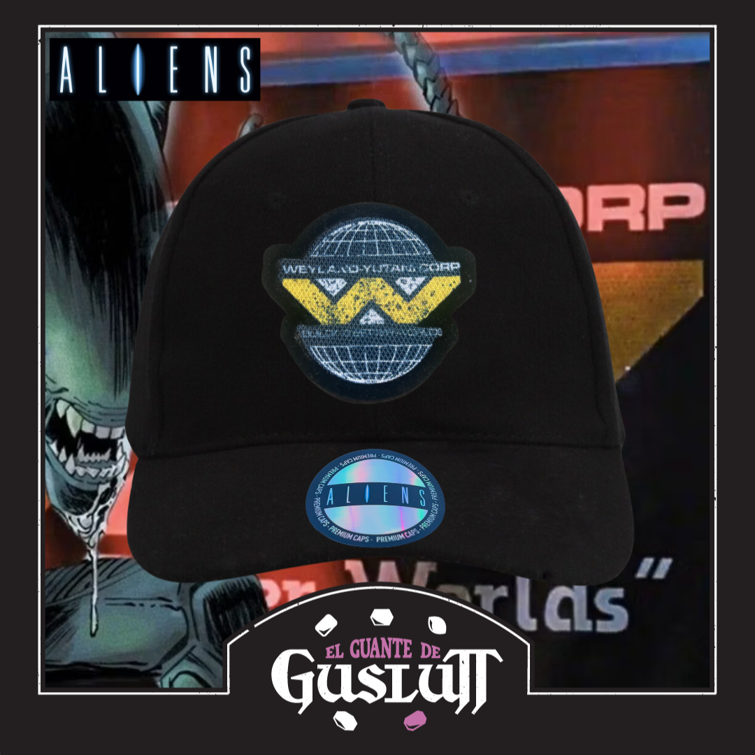Gorra Aliens Weyland-Yutani Corp Logo Negra