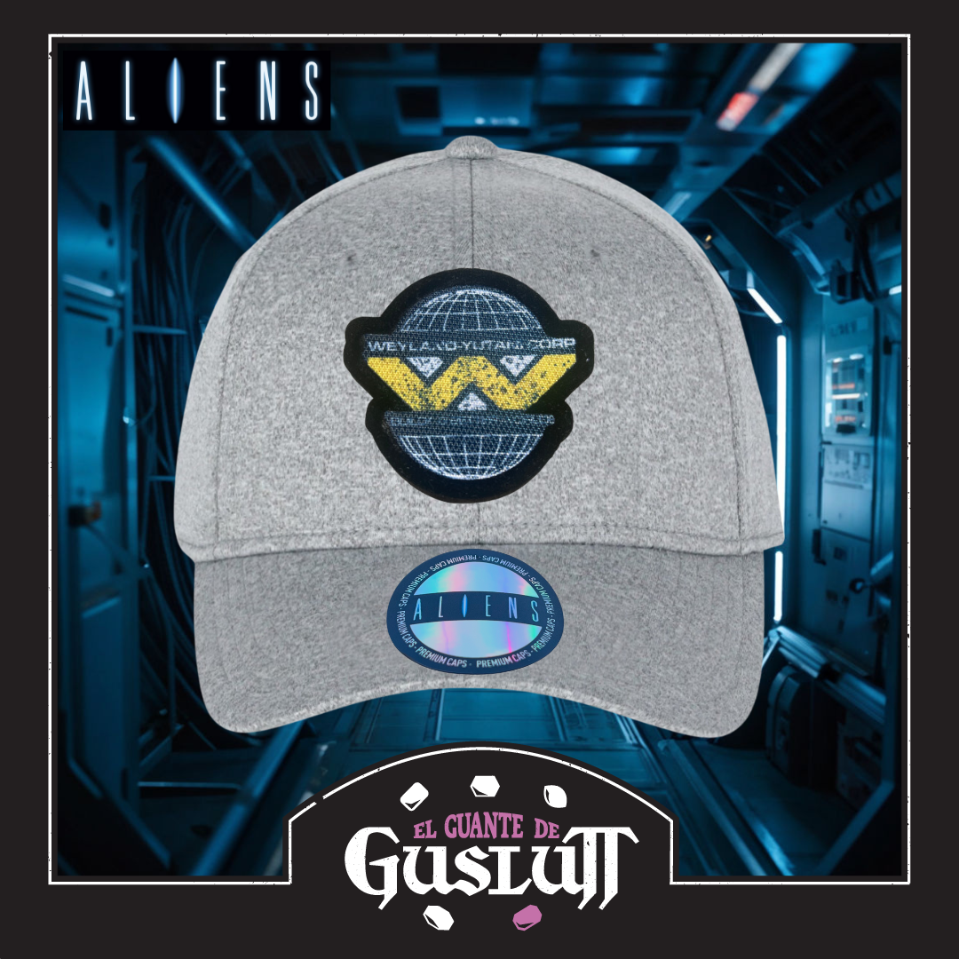 Gorra Aliens Weyland-Yutani Corp Logo Gris Jaspe