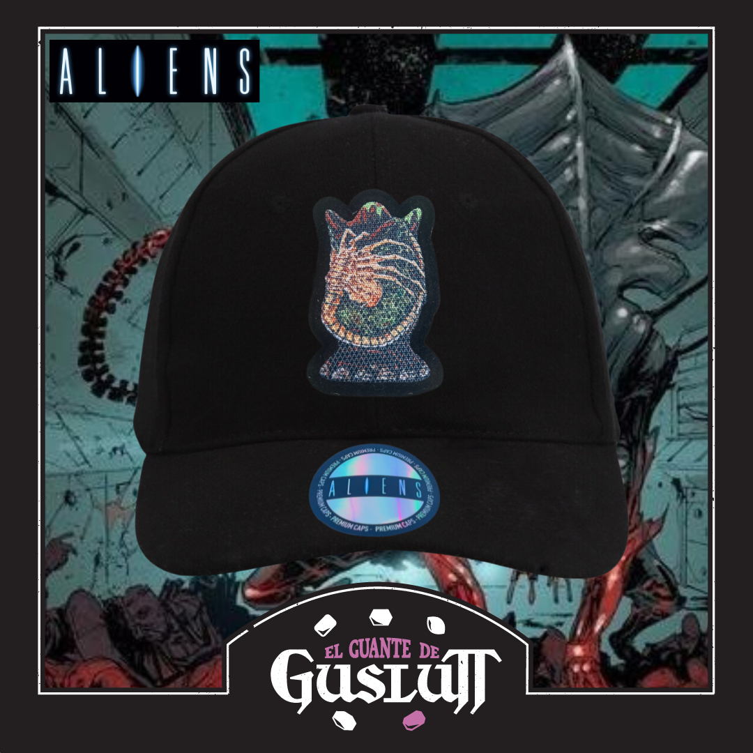 Gorra Aliens Facehugger & Ovomorph Negra