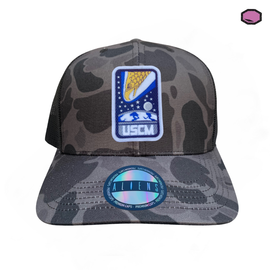 Gorra Aliens USCM Corps Camo Tipo Trucker Premium