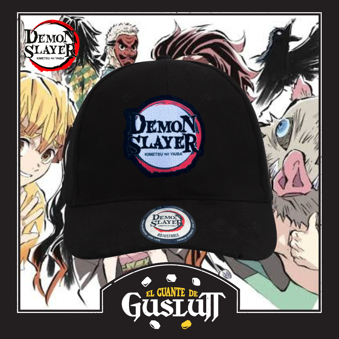 Gorra Demon Slayer: Kimetsu No Yaiba Logo Clásico Negra