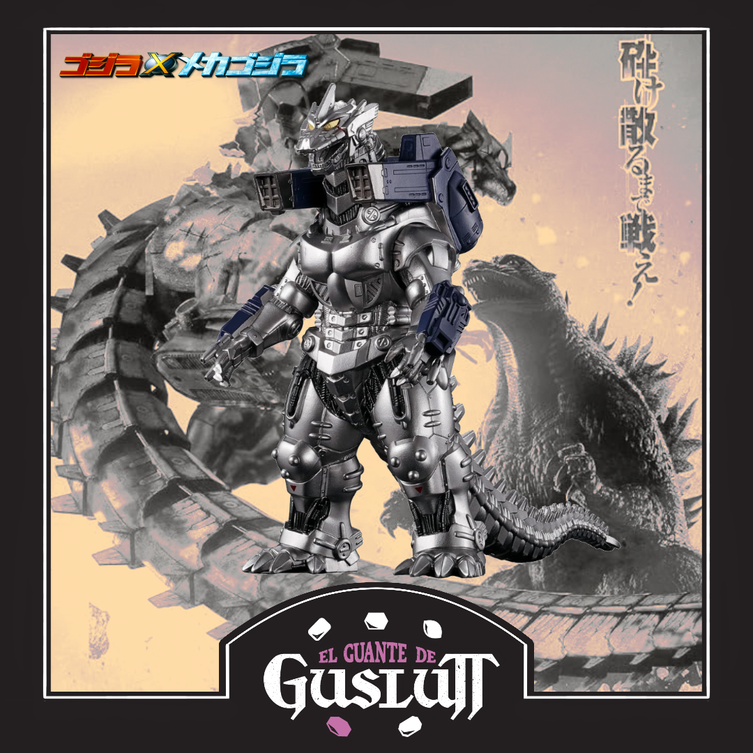 Figura de Vinilo Suave Bandai Namco Godzilla Movie Monster Series Mechagodzilla Nueva Edición (2002) Escala 1:10