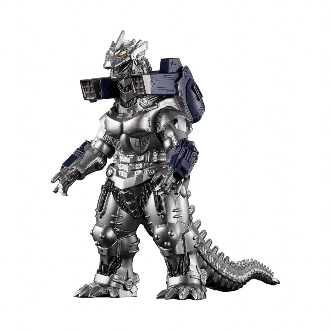Figura de Vinilo Suave Bandai Namco Godzilla Movie Monster Series Mechagodzilla Nueva Edición (2002) Escala 1:10