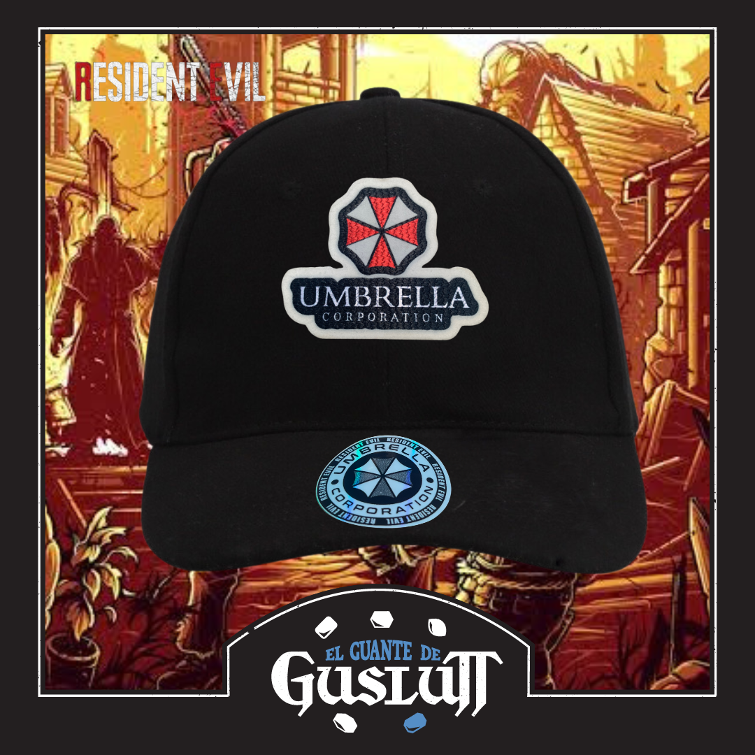 Gorra Resident Evil Umbrella Corporation Negra