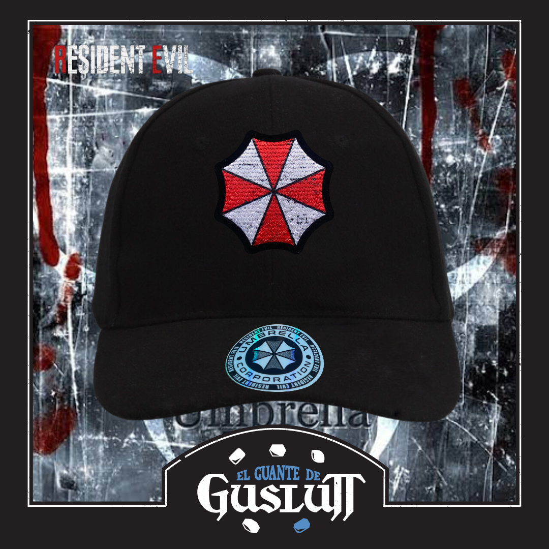 Gorra Resident Evil Umbrella Logo Negra