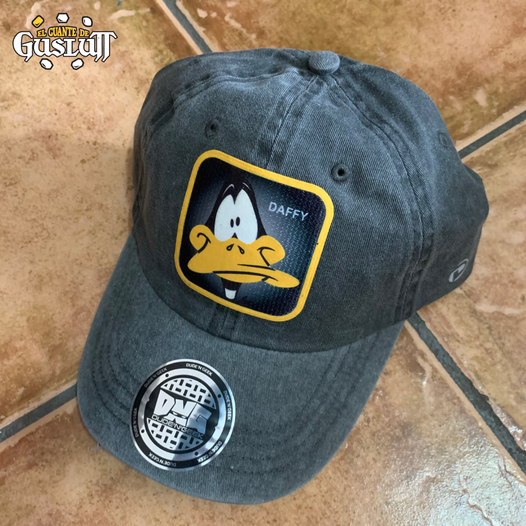 Gorra Looney Tunes Daffy Duck Gris Vintage