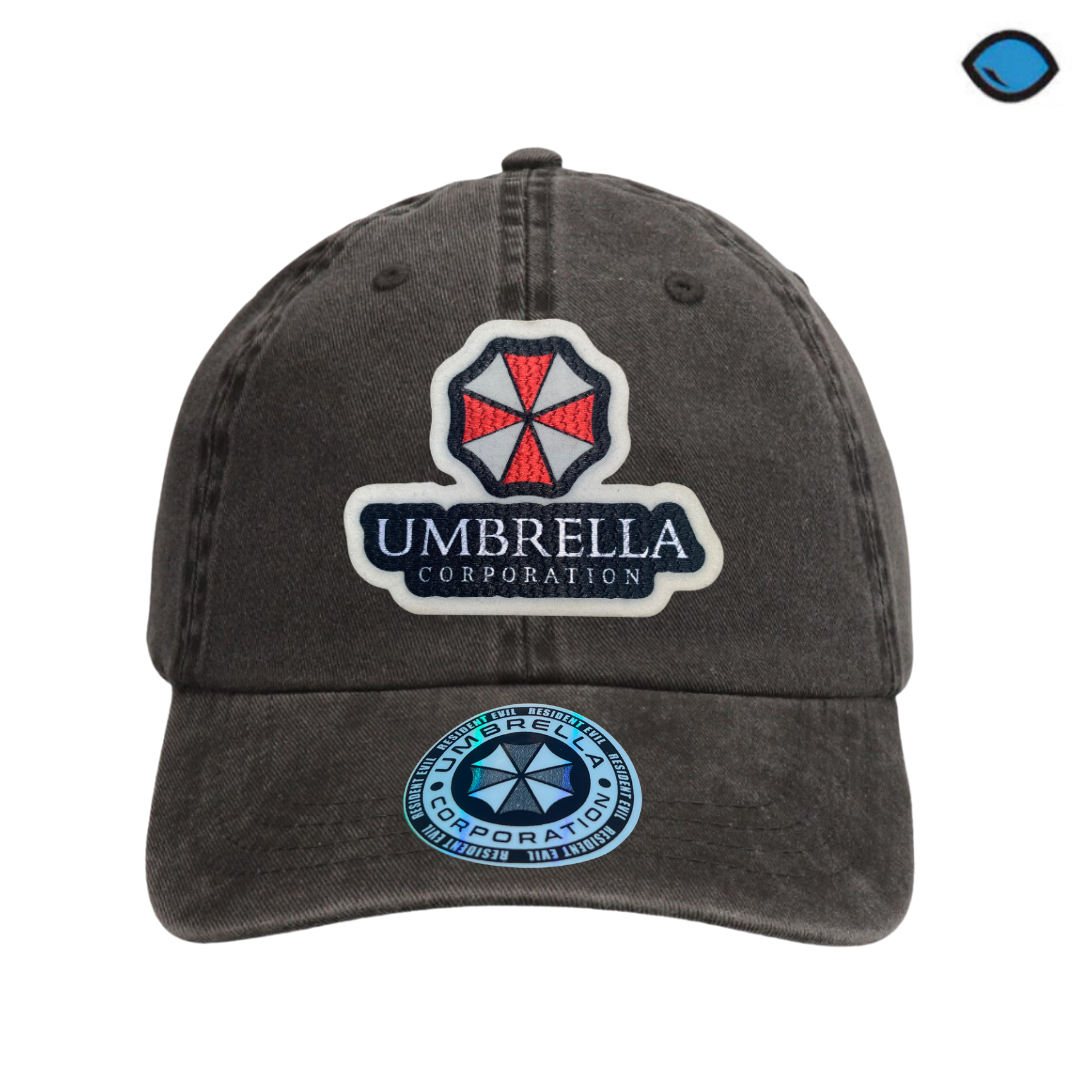 Gorra Resident Evil “Umbrella Corporation” Gris Vintage