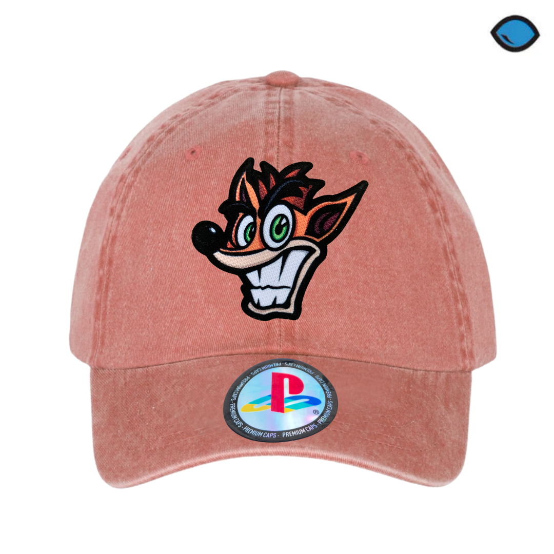 Gorra Crash Bandicoot “Crash’s Face” Naranja Vintage