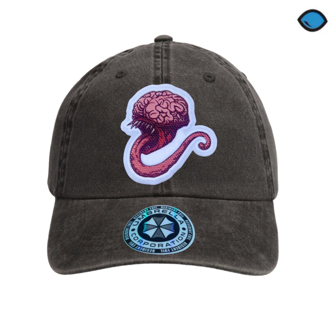 Gorra Resident Evil Licker Gris Tipo Deslavada