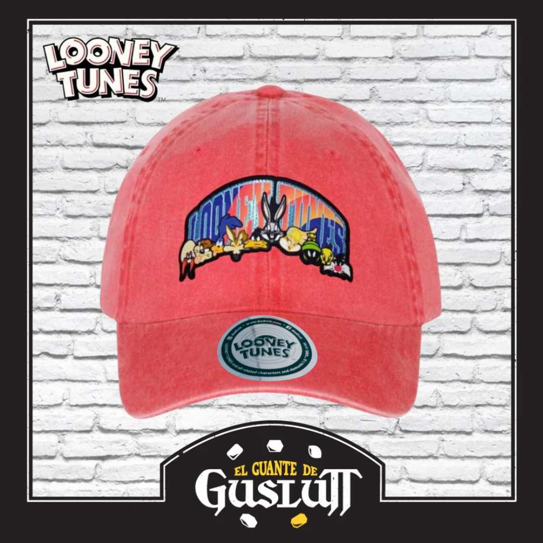 Gorra Looney Tunes “That’s all folks” Coral Vintage