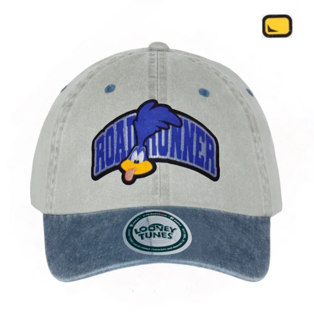 Gorra Looney Tunes “Beep-Beep Road Runner” Beige-Azul Vintage