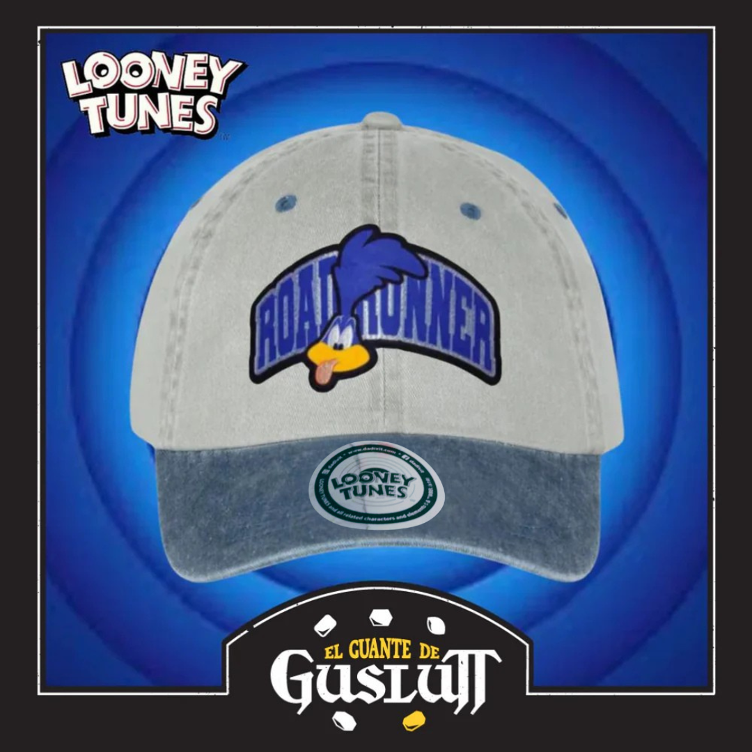 Gorra Looney Tunes “Beep-Beep Road Runner” Beige-Azul Vintage