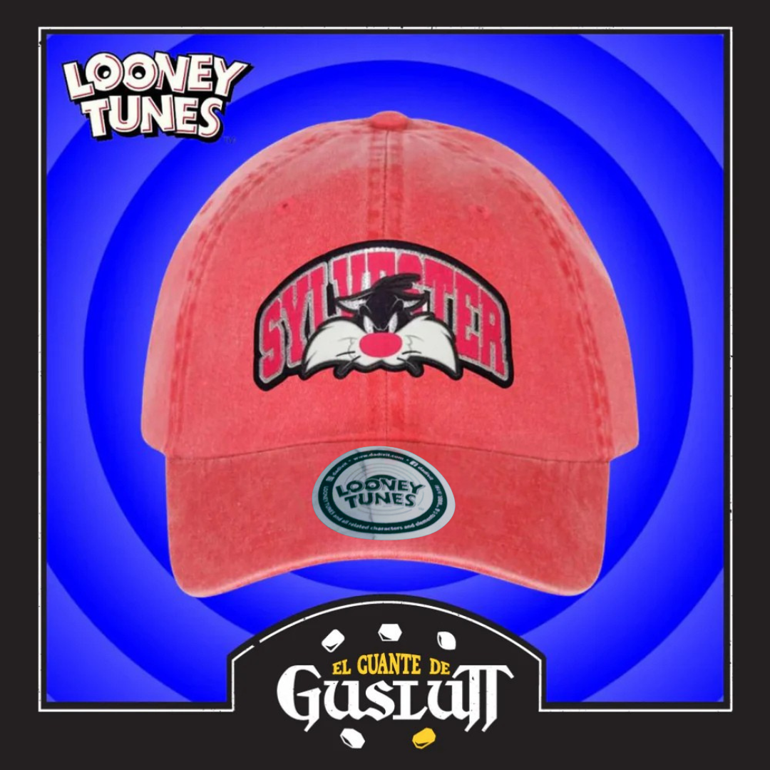 Gorra Looney Tunes “Sylvester Cat” Coral Vintage