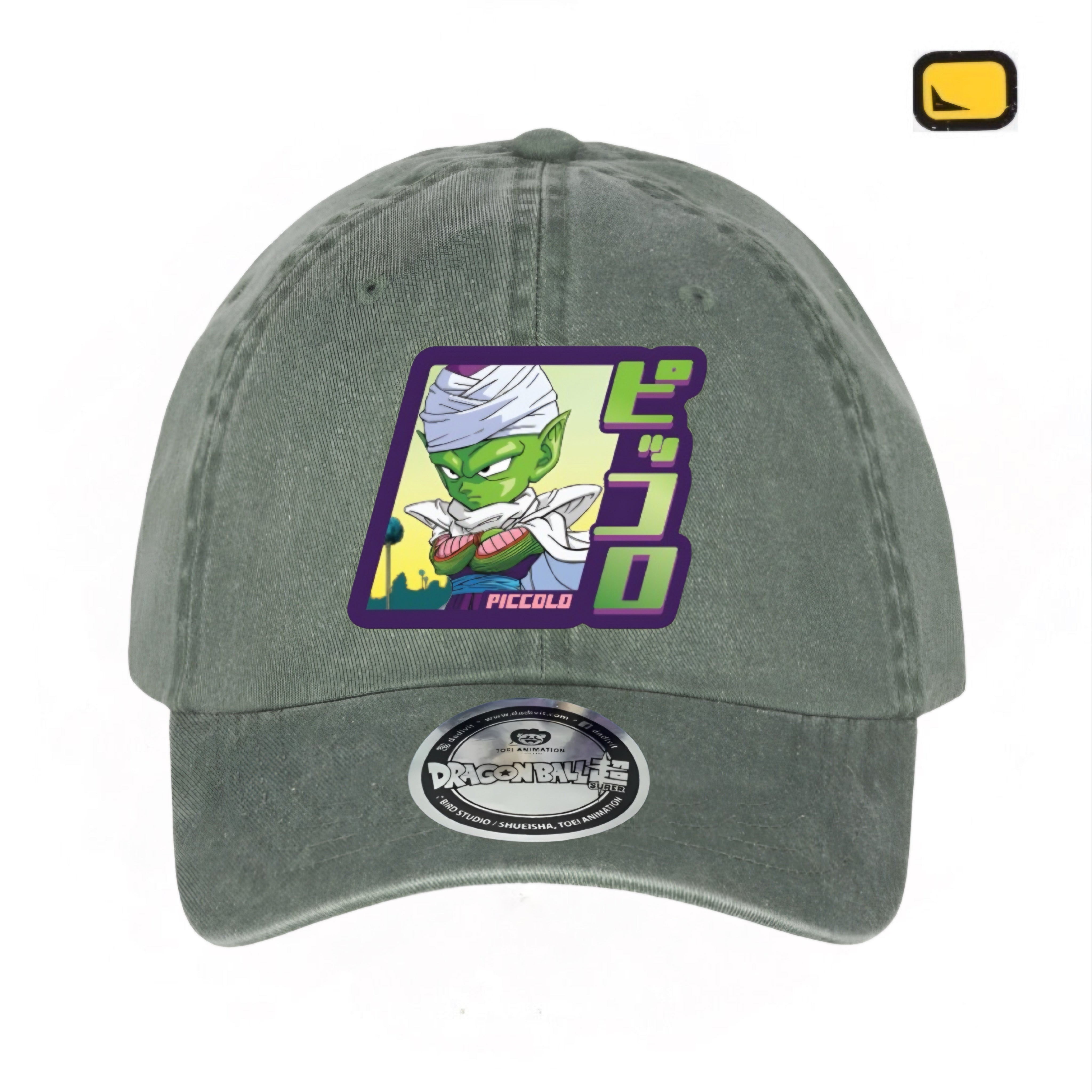 Gorra Dragon Ball Z Chibi Piccolo Verde Tipo Deslavada