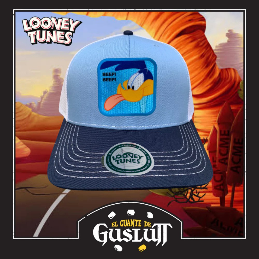 Gorra Looney Tunes “Beep-Beep Road Runner” Tricolor Premium Trucker