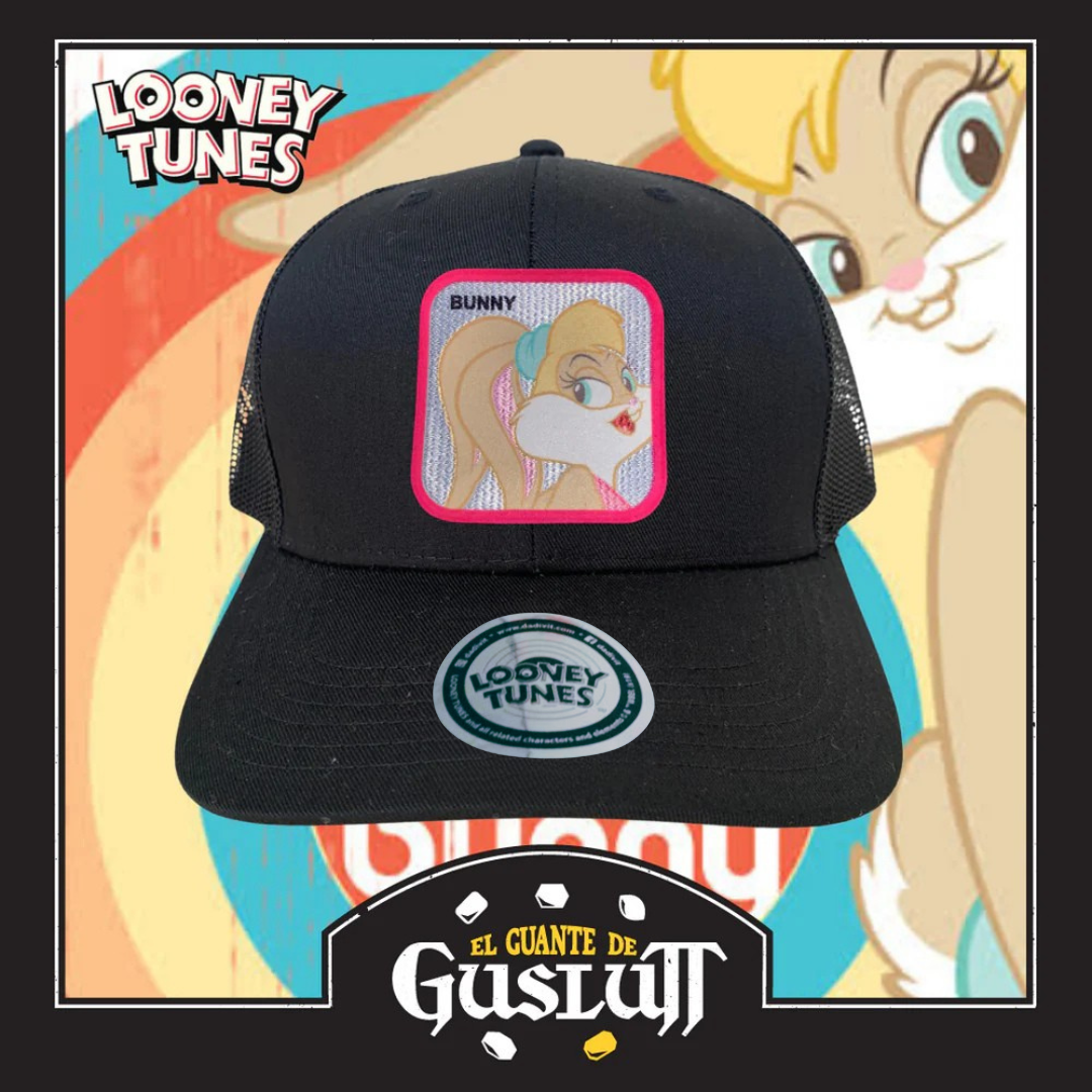 Gorra Looney Tunes “Lola Bunny” Negra Premium Trucker