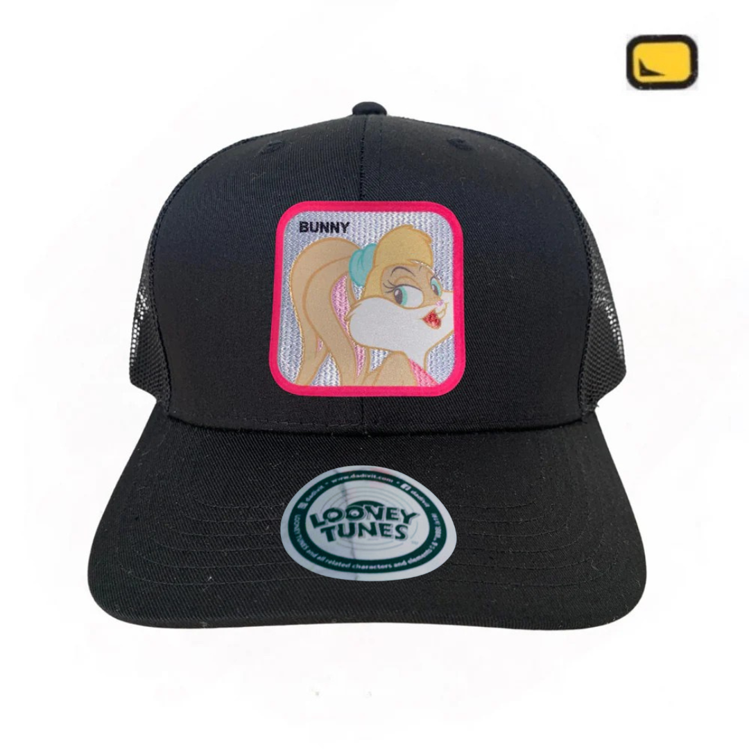 Gorra Looney Tunes “Lola Bunny” Negra Premium Trucker