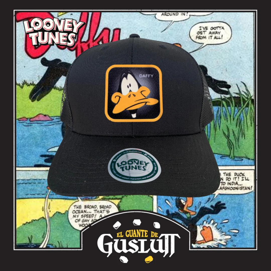 Gorra Looney Tunes “Daffy Duck” Negra Premium Trucker