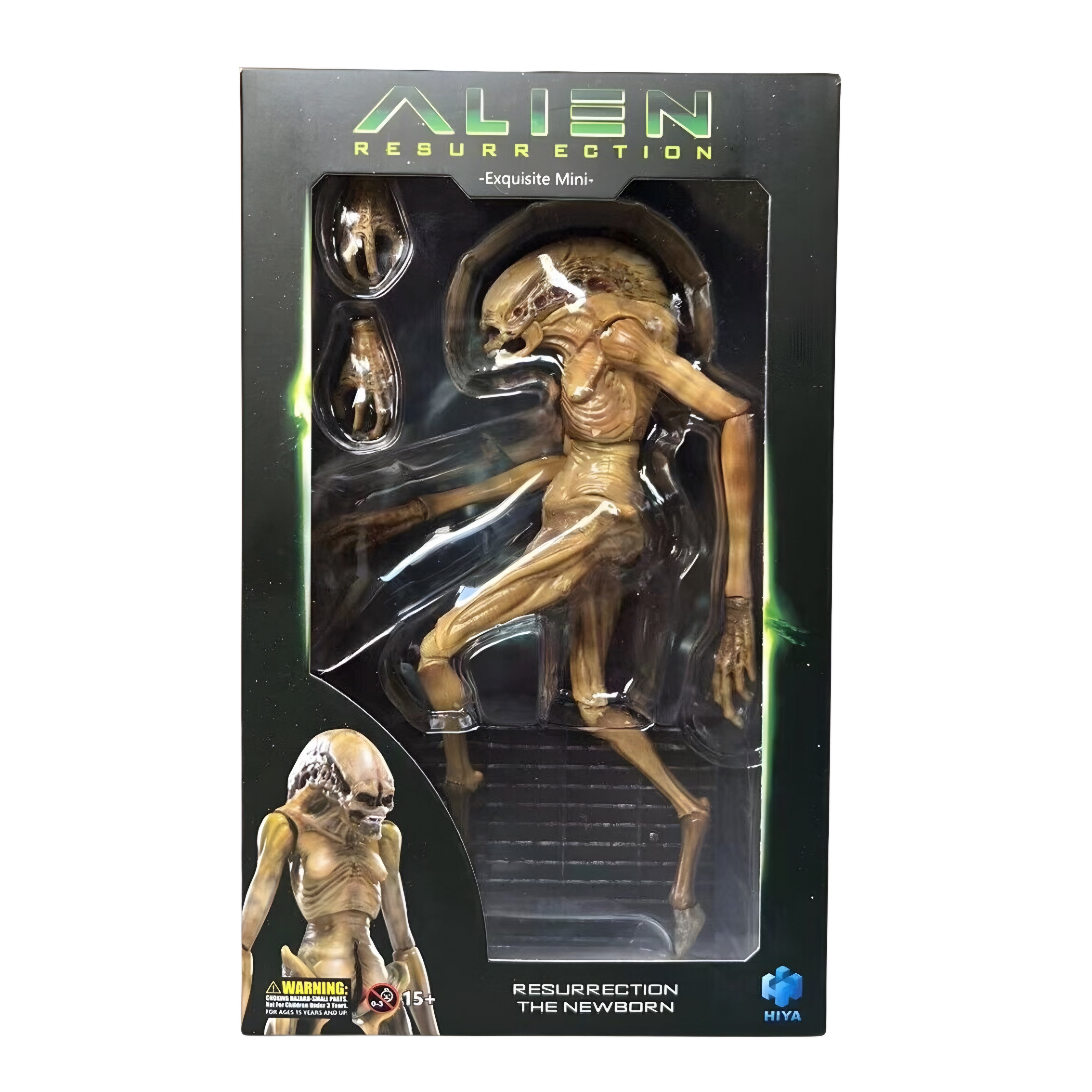 Figura Hiya Toys Alien Resurrection Newborn Alien Escala 1/18