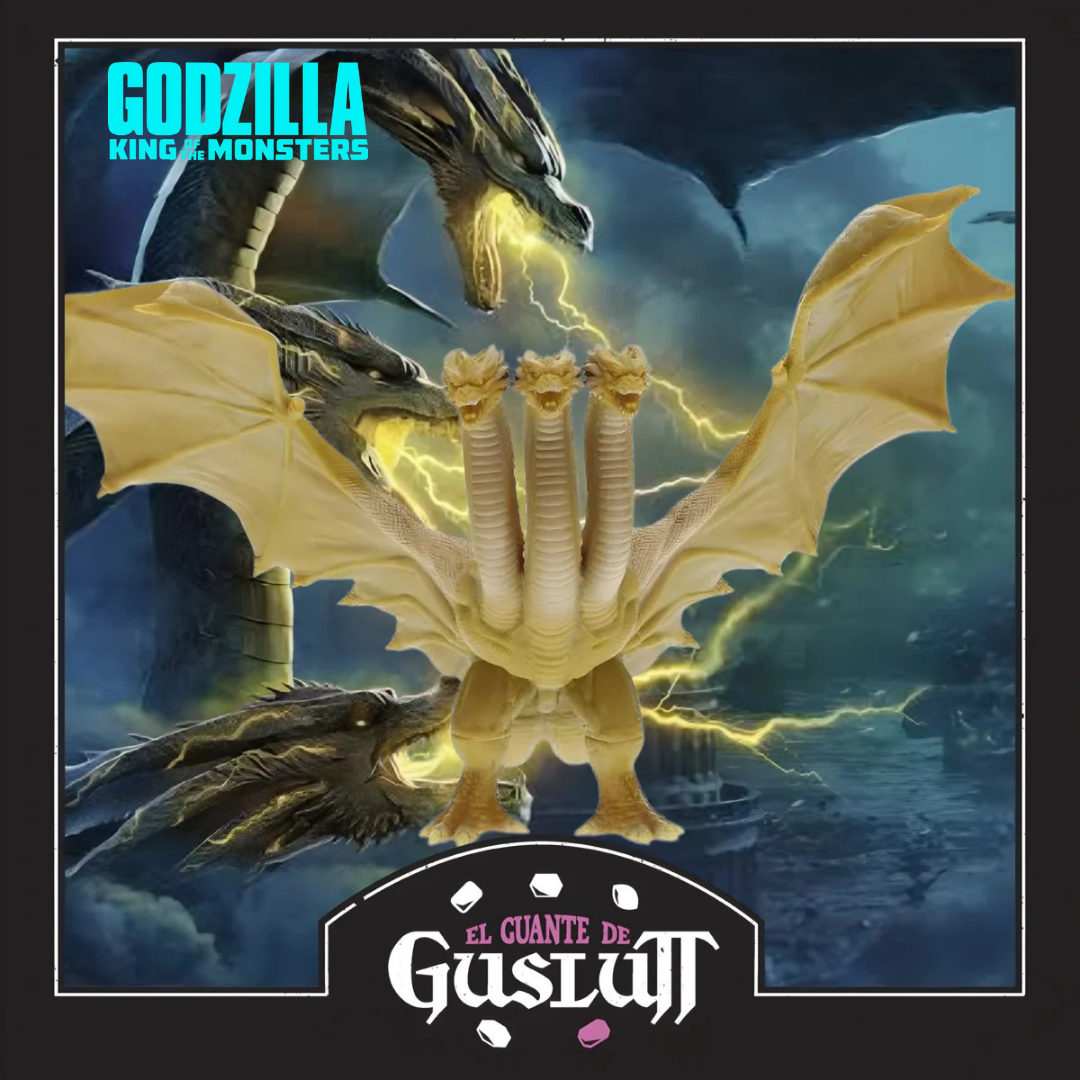 Figura de Vinilo Suave Bandai Namco Godzilla Movie Monster Series King Ghidorah (2019) Escala 1/10