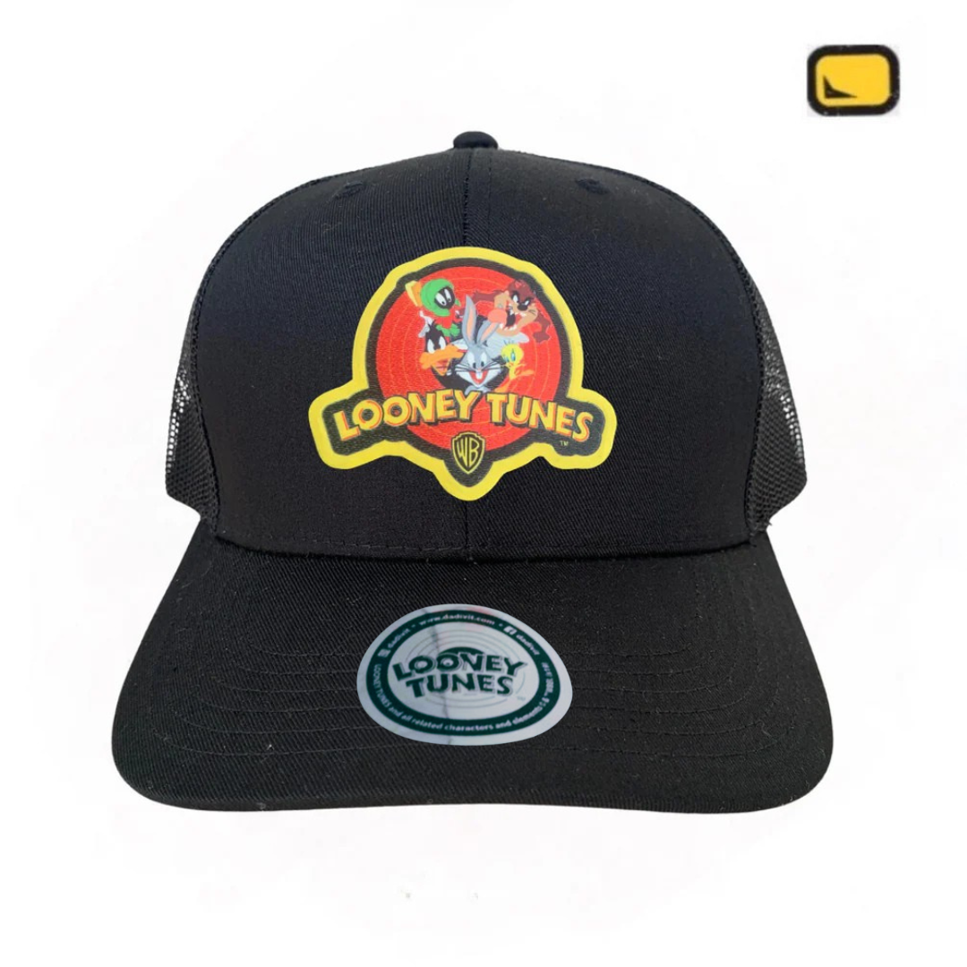 Gorra Looney Tunes “Classic Logo” Negra Premium Trucker