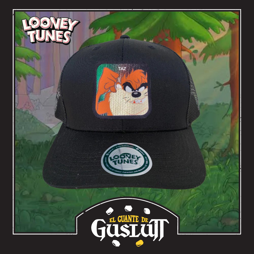 Gorra Looney Tunes “Taz” Negra Premium Trucker