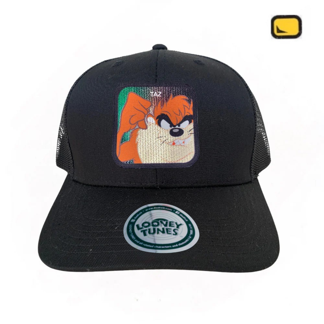 Gorra Looney Tunes “Taz” Negra Premium Trucker